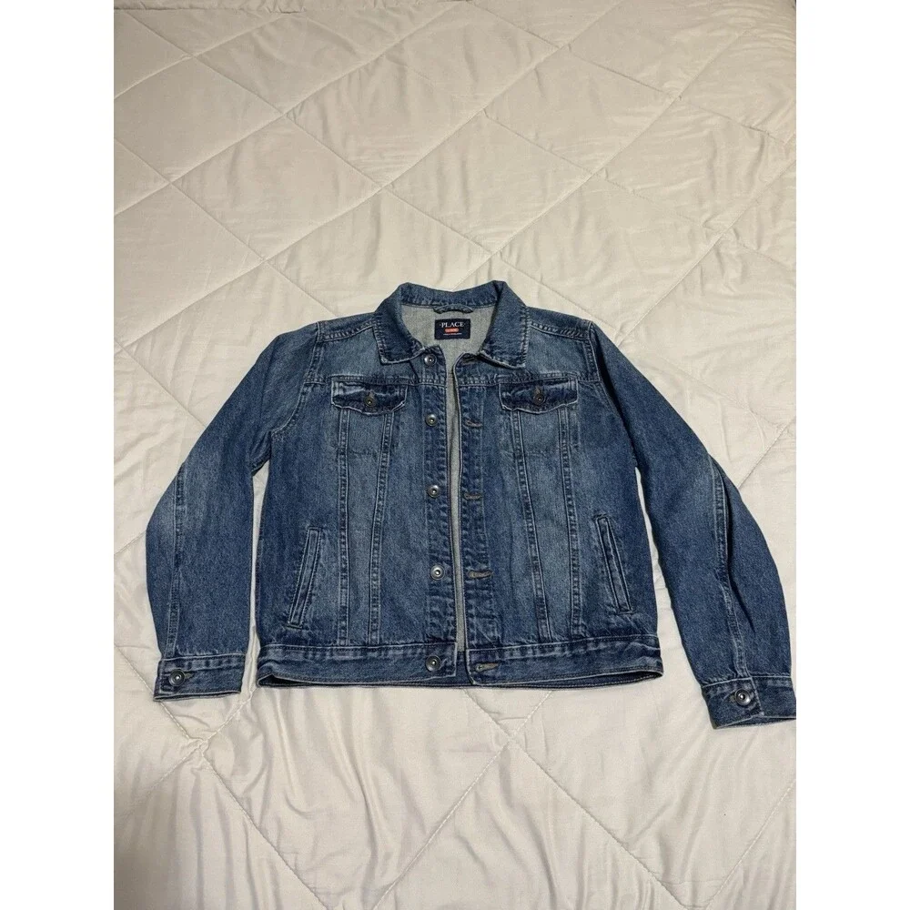 Children Place Unisex Jean Jacket Size 10/12